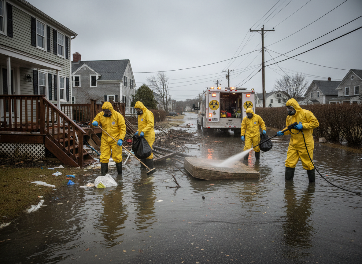Biohazard Cleanup After a Nor'easter in East Dennis